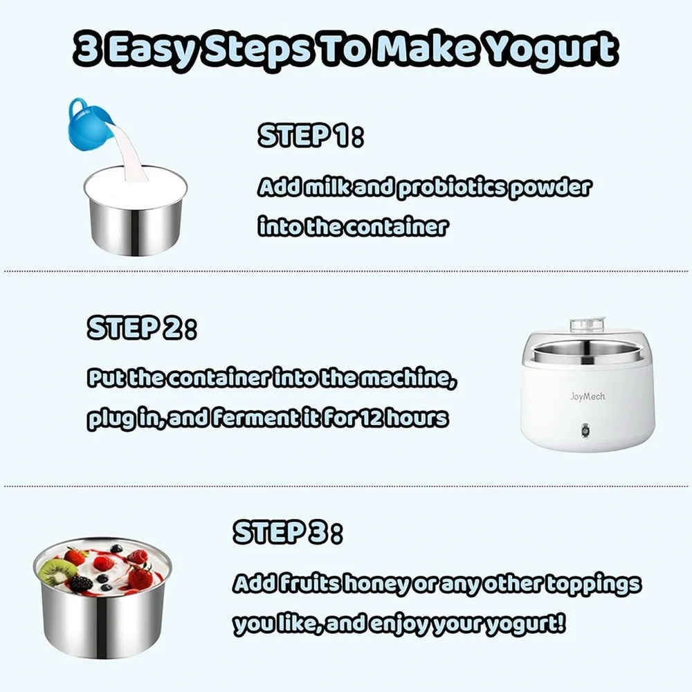 Yogurt Maker Compact Greek Yogurt Maker Constant Temperature Control 1 Quart